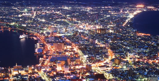 函館市の夜景